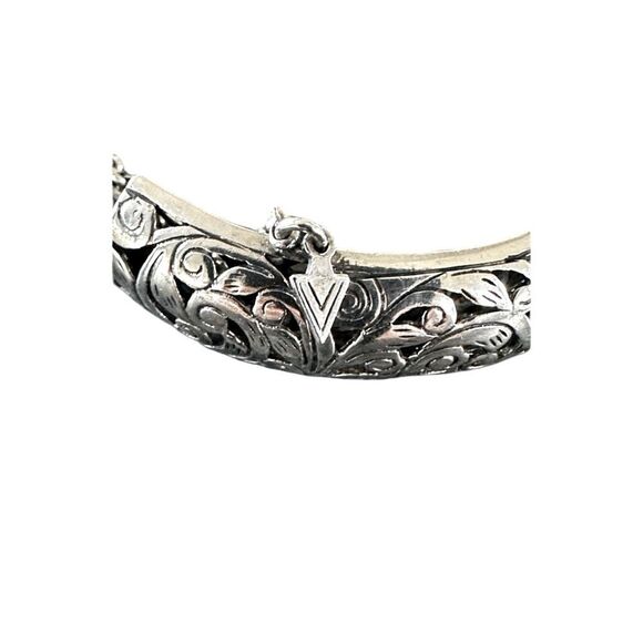 Silpada B1829 Retired Forever Stunning Sterling Silver Hinged Bangle Bracelet - Picture 5 of 6